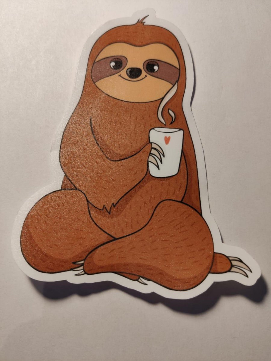 Luiaard Stickers - Sticker Pack met 10 Sloth Stickers - Sloth Sticker - Schattige Dieren - Luiaards - Journaling - Bullet Journal - Scrapbooking - Leuke Stickers - Laptop Sticker - Telefoon Sticker - Dieren - Dier - Lief - Cute